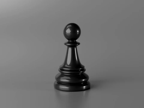 Aurion Chess Pieces Set 3D Print Model