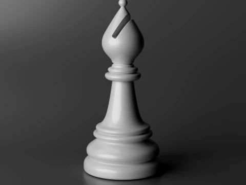 Aurion Chess Pieces Set 3D Print Model