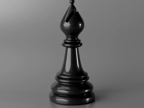 Aurion Chess Pieces Set 3D Print Model
