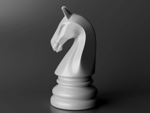 Aurion Chess Pieces Set 3D Print Model