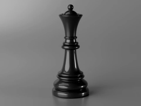 Aurion Chess Pieces Set 3D Print Model