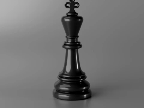 Aurion Chess Pieces Set 3D Print Model