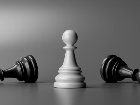 Aurion Chess Pieces Set 3D Print Model
