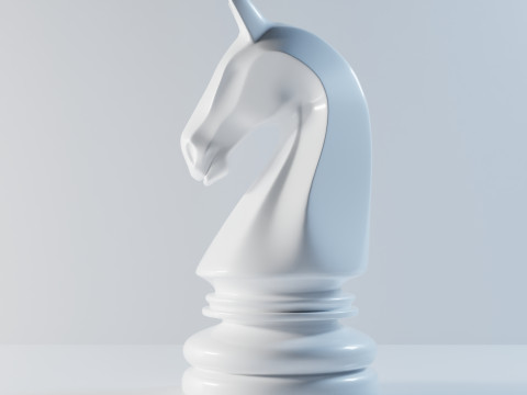 Aurion Knight Chess Piece 3D प्रिंट मॉडल