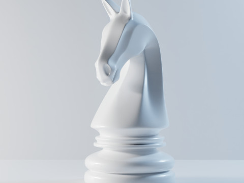 Aurion Knight Chess Piece 3D प्रिंट मॉडल