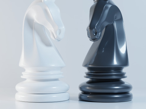 Aurion Knight Chess Piece 3D प्रिंट मॉडल