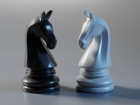 Aurion Knight Chess Piece 3D प्रिंट मॉडल