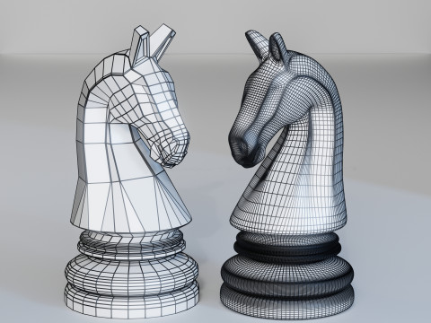 Aurion Knight Chess Piece 3D प्रिंट मॉडल
