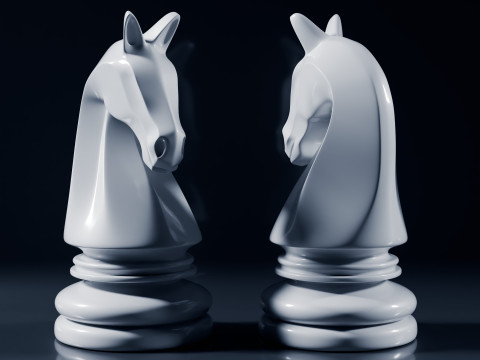 Aurion Knight Chess Piece 3D Print Model