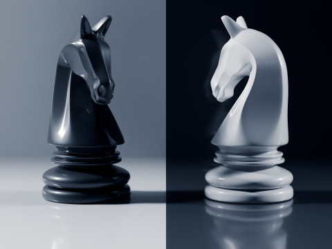 Aurion Knight Chess Piece 3D Print Model