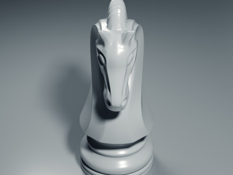 Воїн шахи лицар фігура 3D Принт Модель