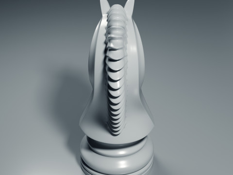 Воїн шахи лицар фігура 3D Принт Модель