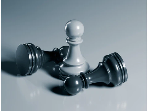 Grand Chess Pieces Set 3D Print Model