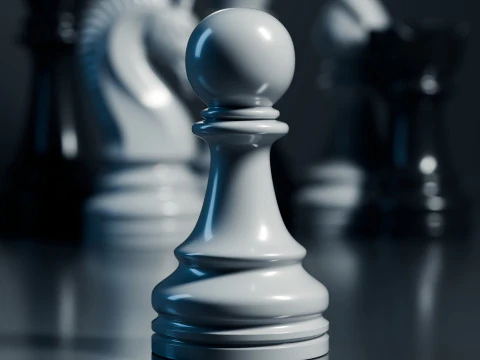 Grand Chess Pieces Set 3D Print Model