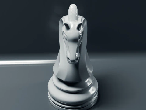 Grand Chess Pieces Set 3D Print Model
