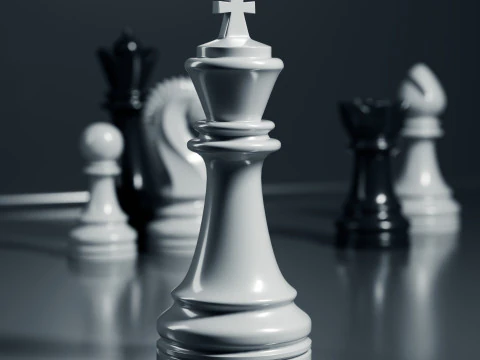 Grand Chess Pieces Set 3D Print Model