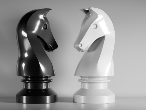 Nova Knight Schachfigur 3D Druckmodell