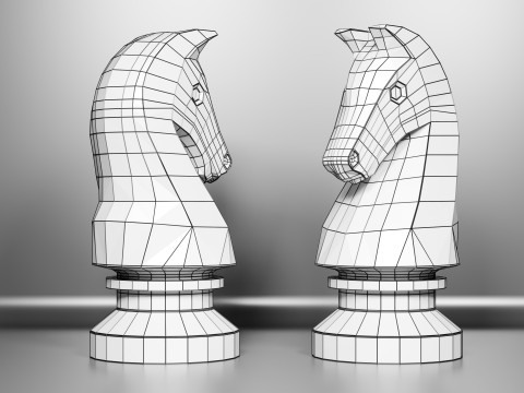 Nova Knight Schachfigur 3D Druckmodell
