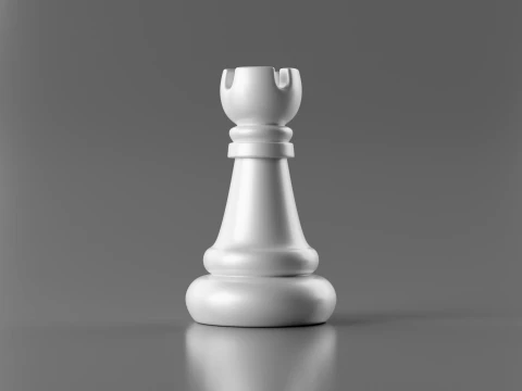 Aladdin Chess Pieces Set 3D Print Model