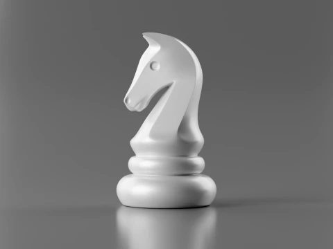 Aladdin Chess Pieces Set 3D Print Model