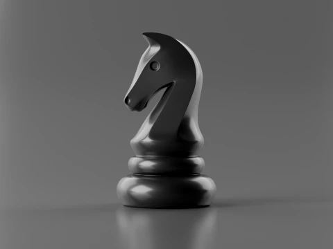 Aladdin Chess Pieces Set 3D Print Model