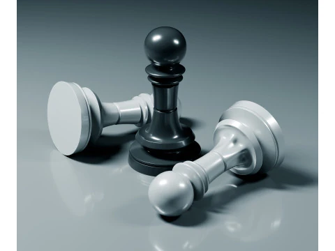 Prime Chess Pieces Set 3D Print Model