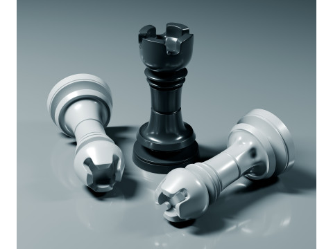 Juego de piezas de ajedrez Prime Modelo de impresión 3D