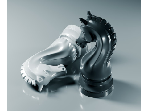 Juego de piezas de ajedrez Prime Modelo de impresión 3D