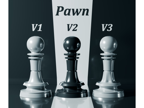 Juego de piezas de ajedrez Prime Modelo de impresión 3D