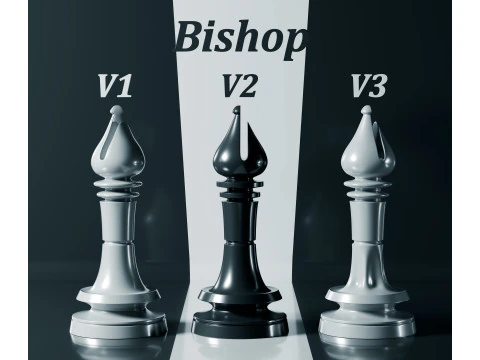 Prime Chess Pieces Set 3D Print Model