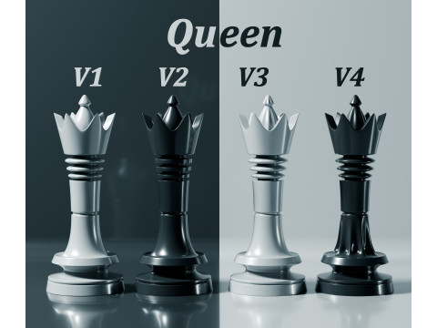 Juego de piezas de ajedrez Prime Modelo de impresión 3D