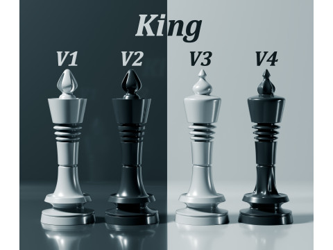 Juego de piezas de ajedrez Prime Modelo de impresión 3D