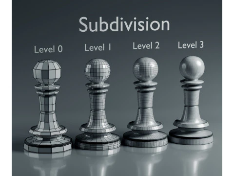 Prime Chess Pieces Set 3D Print Model