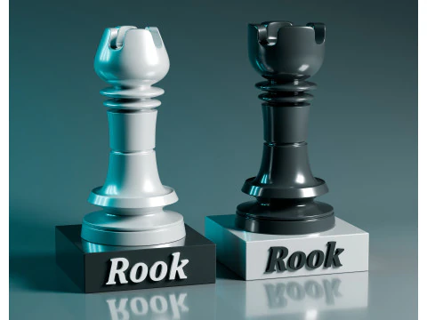 Prime Chess Pieces Set 3D Print Model