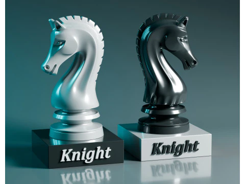 Prime Chess Pieces Set 3D Print Model