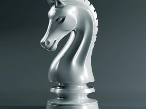 Prime Chess Pieces Set 3D Print Model
