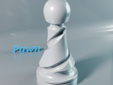 Helix Royale Chess Pieces 3D Print Model