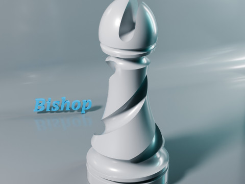 Helix Royale Chess Pieces 3D Print Model
