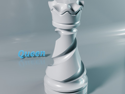 Helix Royale Chess Pieces 3D Print Model