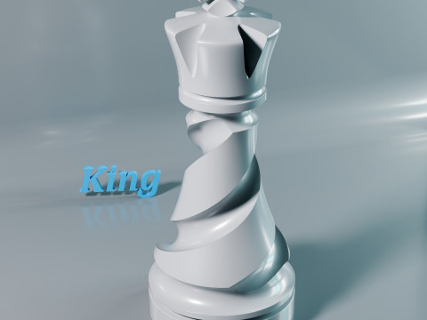 Helix Royale Chess Pieces 3D Print Model