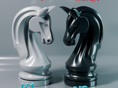 Helix Royale Chess Pieces 3D Print Model