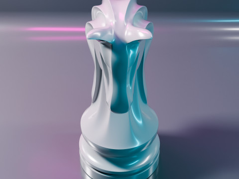 Helix Royale Chess Pieces 3D Print Model