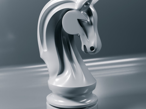 Helix Royale Chess Pieces 3D Print Model