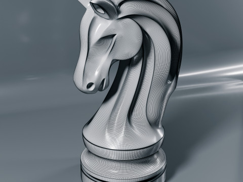 Helix Royale Chess Pieces 3D Print Model