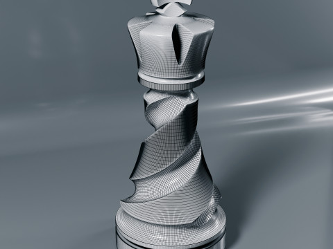 Helix Royale Chess Pieces 3D Print Model