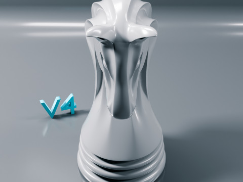 幻のチェスナイトの駒 3Dプリントモデル