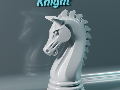 Elite Chess Pieces Set 3D Print Model