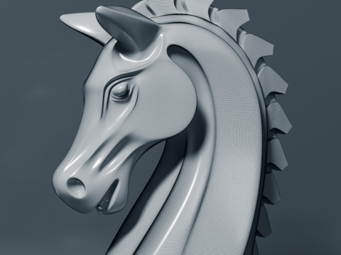 Elite Chess Pieces Set 3D Print Model