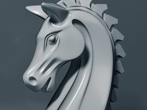Elite Chess Pieces Set 3D Print Model
