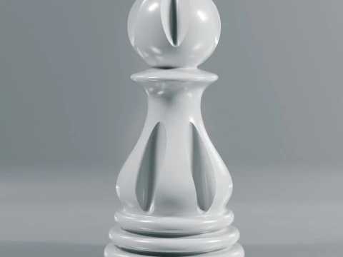 Elite Chess Pieces Set 3D Print Model